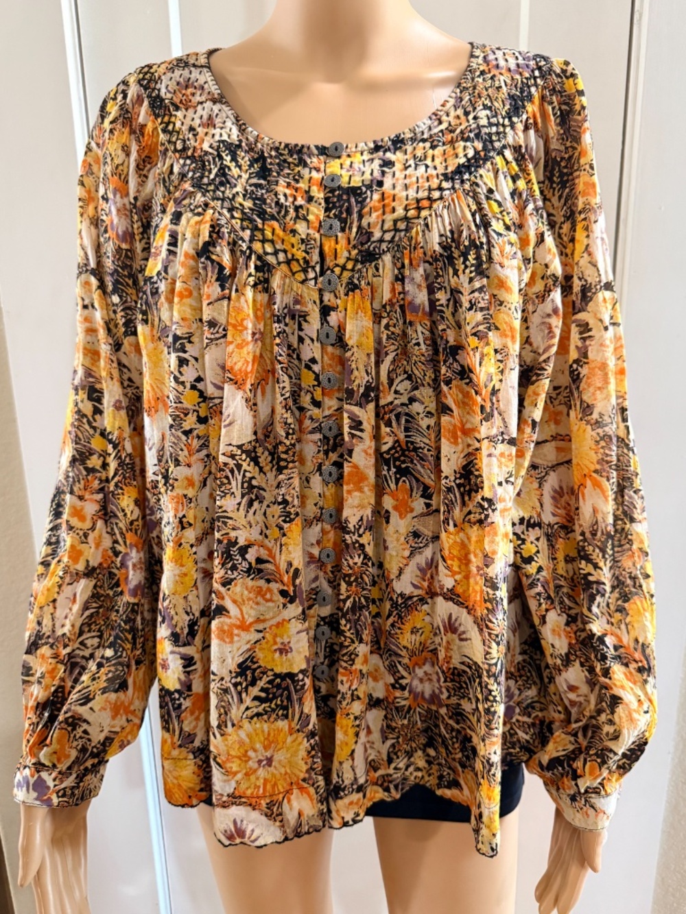 We The Free Fall Toned Prairie Top Size M